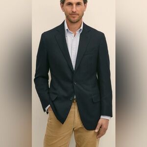 Brooks Brothers Navy Two-Button Blazer